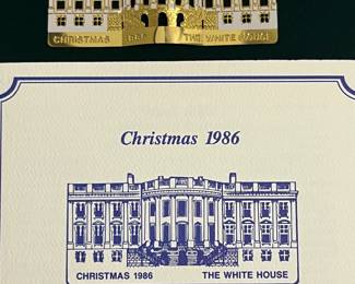 1986 White House Xmas Ornament