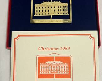 1983 White House xmas Ornament