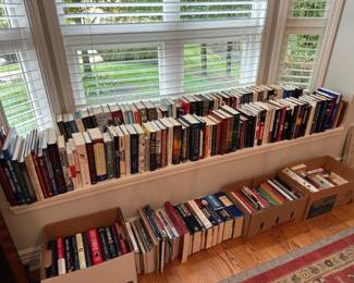 Books: Fiction, Non-Fiction, Political, Travel (Many First Editions)