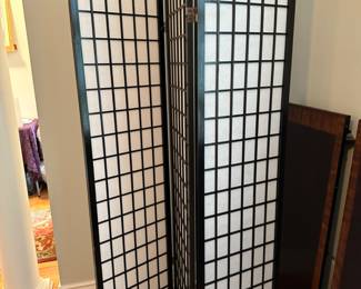 Japanese 3 Panel Screen, Room Divider