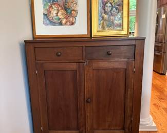 Antique Jelly Cupboard, Original Watercolor Paintings
