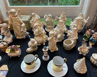 Collection of Lenox Christmas Figurines