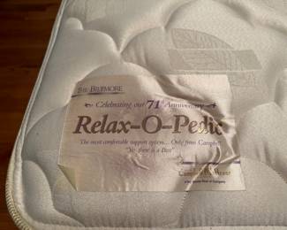 Relax-O-Pedic Mattress & Box Springs "The Biltmore"(Queen Size)