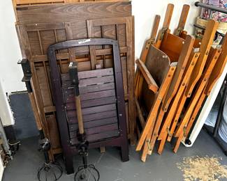 Risers, Wood Folding Chairs