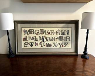 Needlepoint "ABC's" beautifully done!