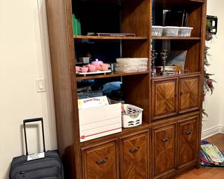 It's a bookcase, it's a desk with lots of storage