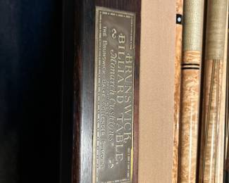 Brunswick table pedigree