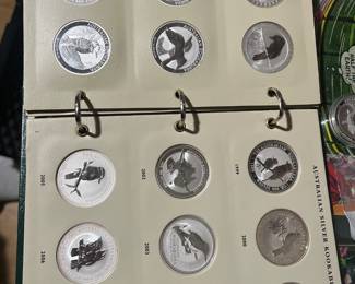 Australian Kookaburra silver coin sets (mint)
