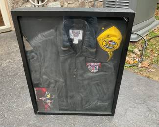 Jeff Gordon autographed cap and leather jacket only 50 of the jackets made (zoom into tags) from Darlington raceway archives