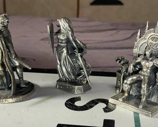 star wars dc and marvel solid silver figures