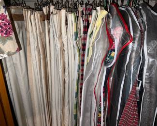 Curtains + linens oh my...