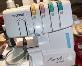 BROTHER 1034D Serger Sewing, Heavy-Duty Metal Frame Overlock Machine