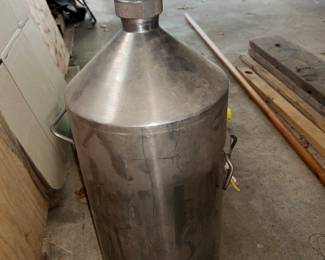 Decalinox Stainless steel canister (Dairy?) $100