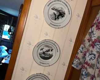 Barnegat Bay Decoy + Baymen's Museum Tuckerton NJ plates