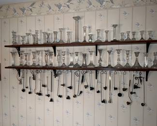 Amazing collection of Candlesticks and snuffers