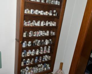 THIMBLE collection.. mostly porcelain (no sterling or gold)