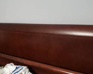 King size sleigh headboard, footboard