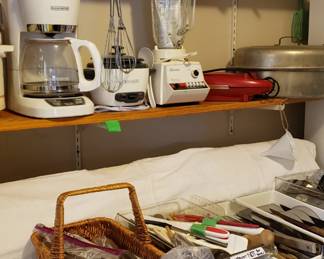 kitchen small appliance, cutlery, miscellaneous