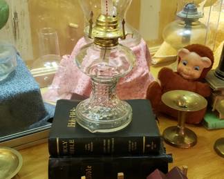 Vintage oil lamps