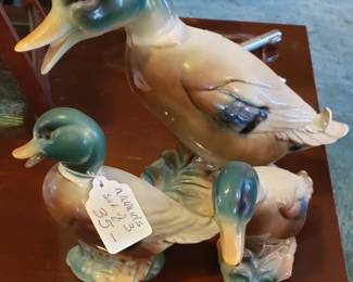 Set of 3 Mallard Ducks