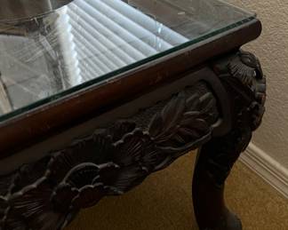 Asian Carved Coffee Table