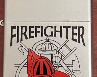Vintage Firefighter Lighter