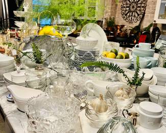 Kitchen is PACKED full of beautiful USEFUL kitchen wares. Dishes to pots and pans...all like new