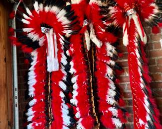 Native American Head Pieces....