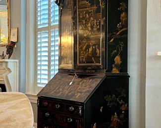 stunning Chinoiserie secretary