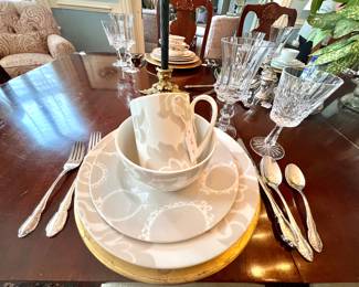 Martha Stewart service for 8