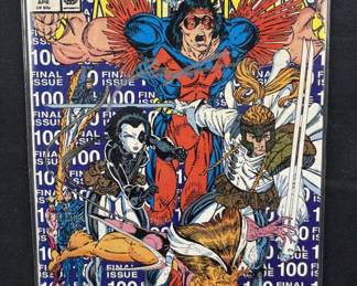 Marvel New Mutants #100 Signed Rob Liefield