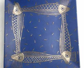 Emilia Castillo Plata Pura Silver Paint Fish