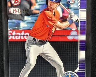 2019 Topps Kyle Tucker Rookie Card #/250 Purple