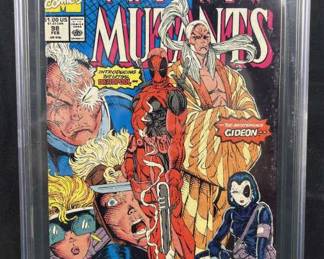 New Mutants #98 CGC 9.0 1st Deadpool Marvel 1991