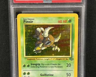 PSA 9 Pokemon Jungle Pinsir Holo 1999