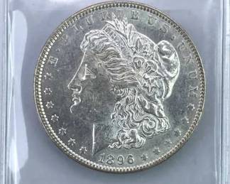 1896 Morgan Silver Dollar, U.S. $1 Coin