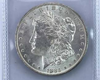 1885-O Morgan Silver Dollar Great Luster