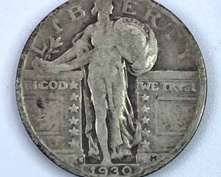 1930-S Standing Liberty Silver Quarter
