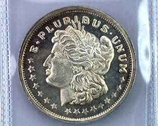 1oz 999 Silver Morgan Style Round