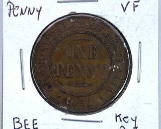 1931 Australia Penny Key Date