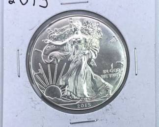 2015 American Silver Eagle 999