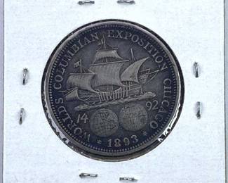 1893 Columbia Comm. Silver Half Dollar