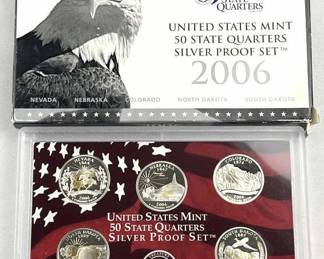 2006 90% Silver Quarter Proof Set