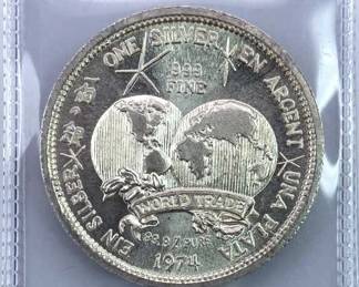 1oz 999 Silver Trade Unit World Trade Center