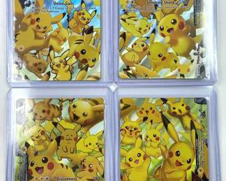 Pokemon Pikachu V-Union 4 Card Set