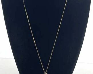 925 Silver Diamond Pendant Necklace