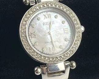 925 Silver Mother of Pearl Eclissi Watch