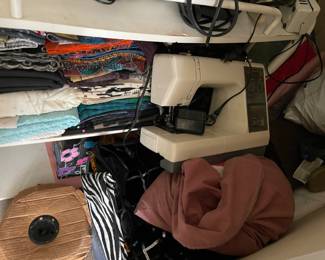 We are just adding pics as we find things in closets, hidden behind all the fabric...