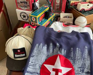 A 30 year employment tenure with Texaco....a ton of metal trucks and cars.