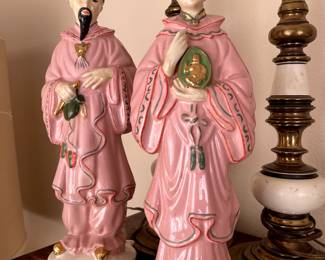 Porcelain  Asian figurines.